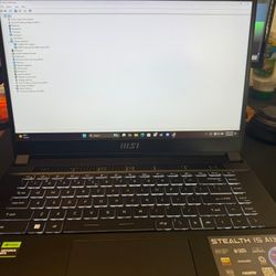MSI Ste a lth 15 A 1 3V Gam iNg La Ptop