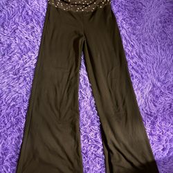 Cute Polka Dot Foldover Pants
