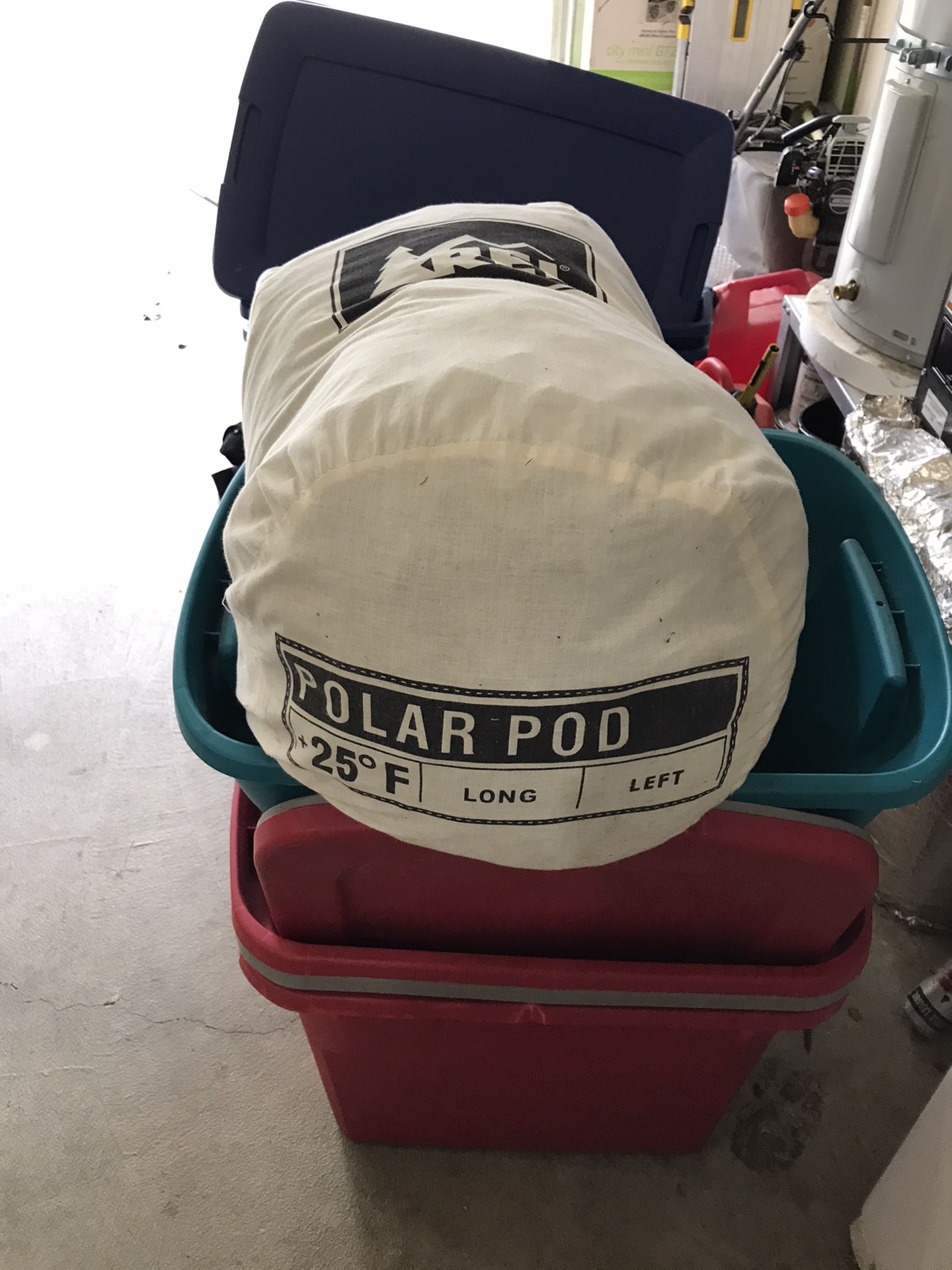 REI polar pod sleeping bag