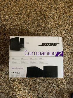 Bode companion 2 speakers