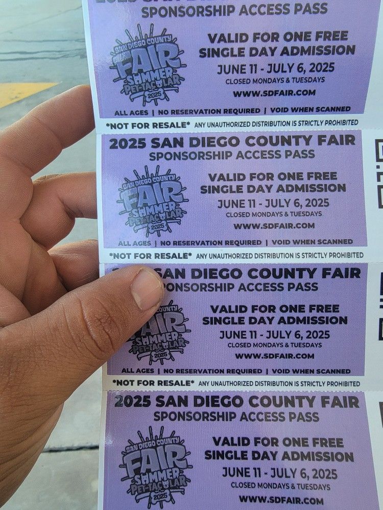 SD Fair Tickets