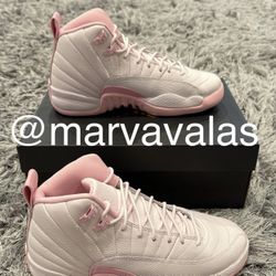 Jordan 12 Retro Pearl Pink. Womens 8