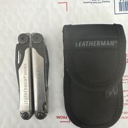 LEATHERMAN WAVE + PLUS MULTI-TOOL PLIERS KNIFE REPLACEABLE CUTTERS TUXEDO