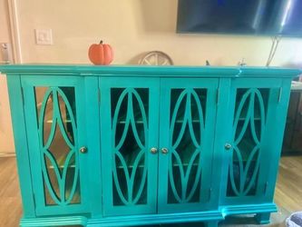 Caster Cabinet entertainment center