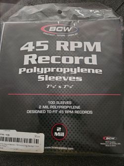 45 RPM inner and outer sleeves