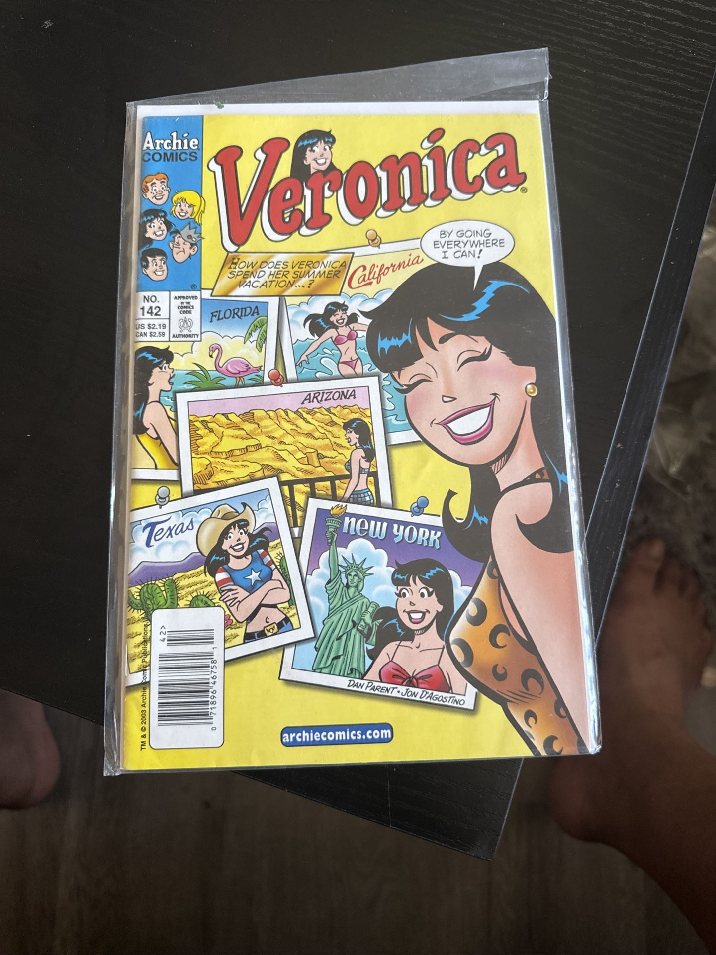 Veronica #142 Parent USA States Cover Archie Comics 2003