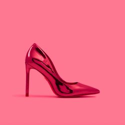 Red Chrome Heels