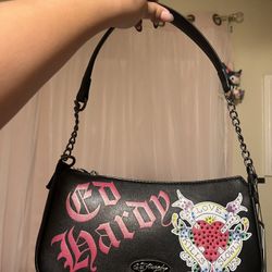 Ed Hardy Shoulder Purse