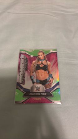 2026 Topps Chrome WWE  charlotte flair refractor numbered