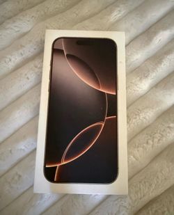 iPhone 16 pro max BOX ONLY