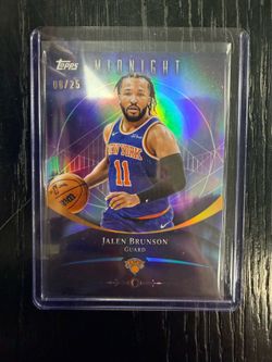 Jalen Brunson Topps Midnight /25