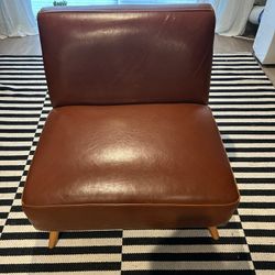 Brown Leather Chair 