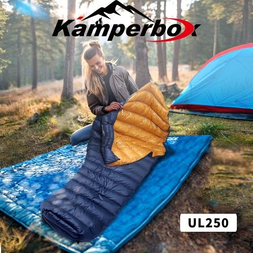 Kamperbox Ultra Light Down Sleeping Bag Outdoor Camping Sleeping Bag Warm Down Sleeping Bag Outdoor Camping Travel UL250
