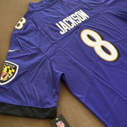 Lamar Jackson Jersey - #8 - Baltimore Ravens