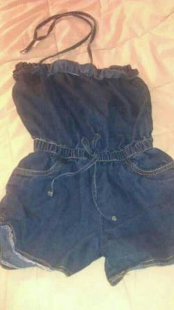 Girls halter top rumper