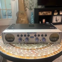 PreSonus BlueTube Stereo Dual Path 2-Channel Microphone & Instrument Preamplifier with 12AX7 Tube
