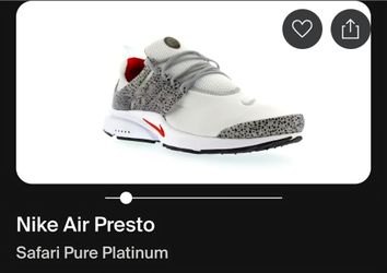 Nike Air Presto "Safari Pure Platinum"