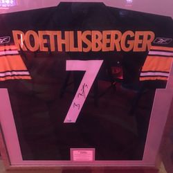 Autographed Reebok Ben Roethlisberger Signed Nfl Jersey 