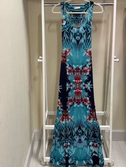Floral Maxi Dress  L