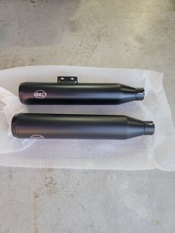 Motorcycle S&S Slip On Exhaust
