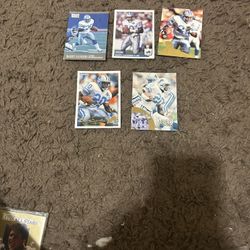 Barry Sanders Card Lot