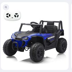 Kids Electric Ride-On UTV Car w/Remote Control (12V) (blue color)