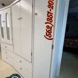 White XL wardrobe Closet Ropero Blanco Armoire 