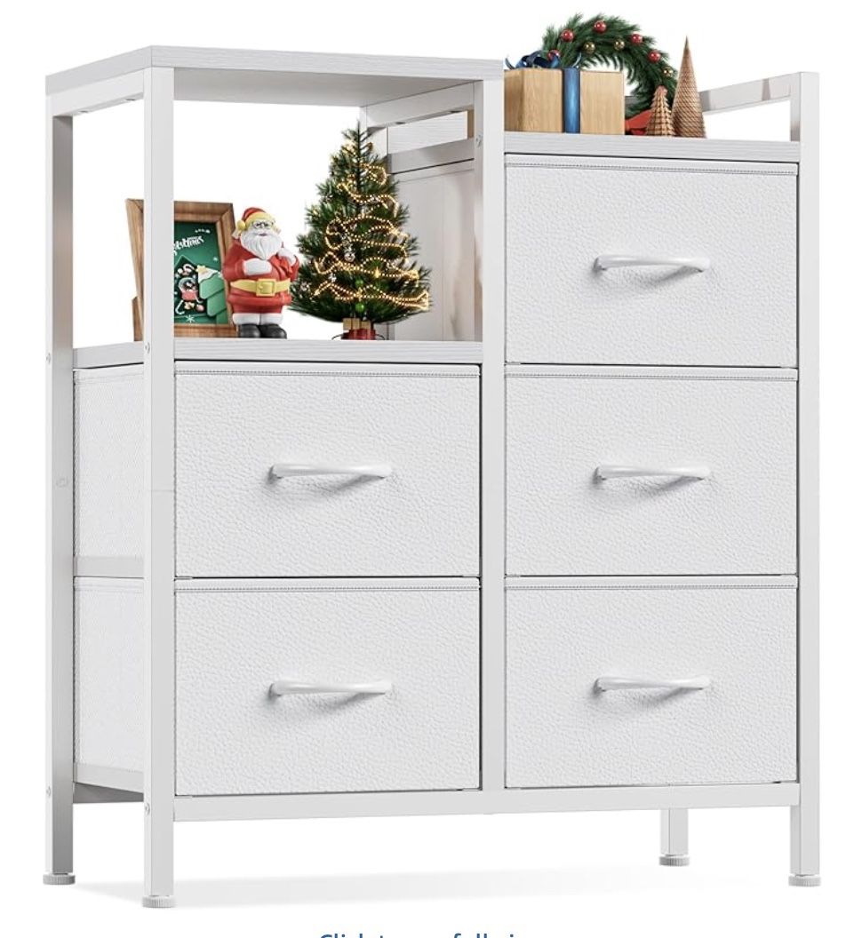 5 Drawer Fabric Dresser