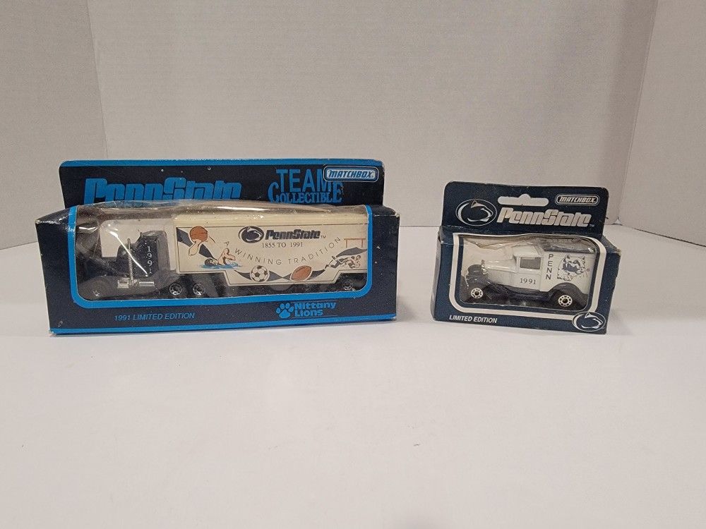 1991 Penn State University Nittany Lions Football Trailer Transporter & Truck