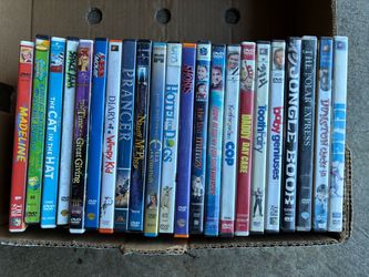 DVDs- kids movies/family, friendly movies