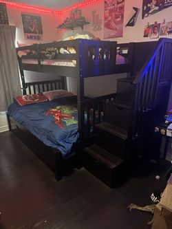 Keystone espresso bunk beds (from Bob’s) $1,000 OBO