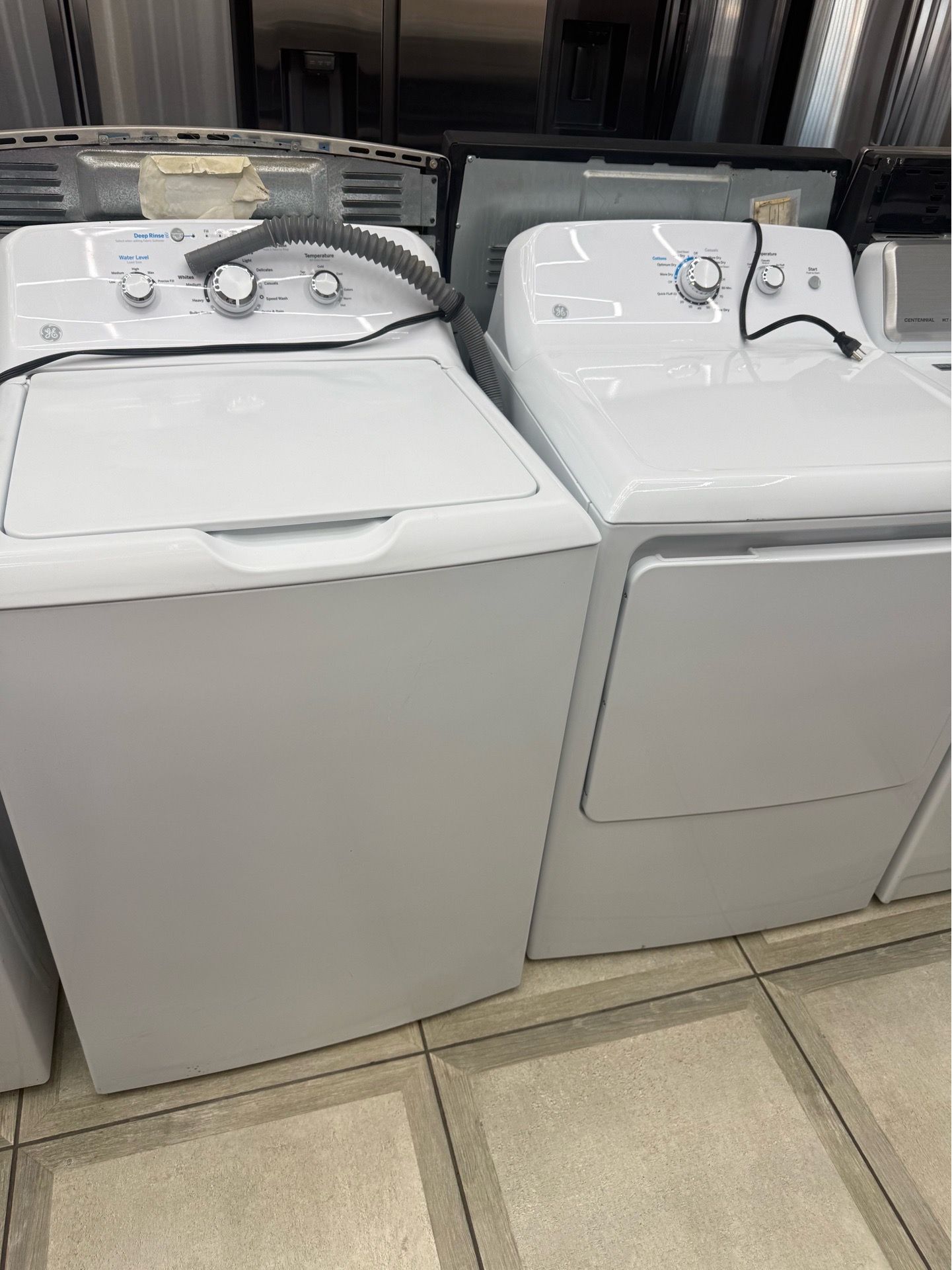 Gas GE washer and dryer set