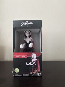 Marvel Spider-Man Ghost-Spider Cable Guys Phone & Controller Holder, Stand 8.5"