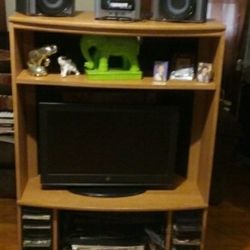 T V Stand ,  dvd  And Cds  Compartment 