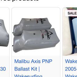 Malibu/Axis Rear Locker PNP Fat Sacs/Ballast Bags