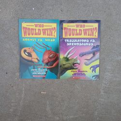 2 "Who Would Win" Books By Jerry Pallotta