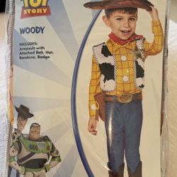 Toddler Boy Woody Toy Story Costume 3T-4T