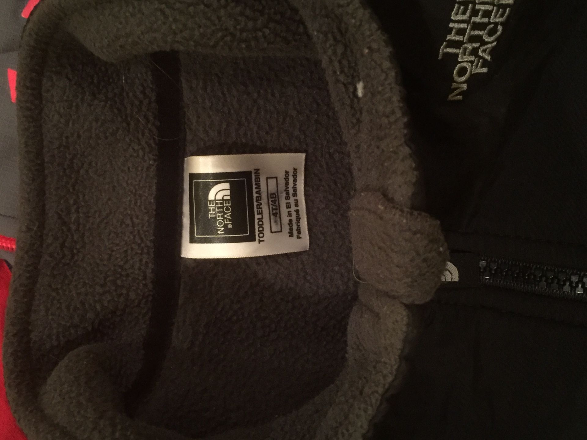 North Face for kids size 4T