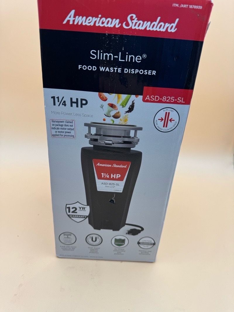 American Standard Slim Line 1.25HP Food Waste Disposer ASD-825-SL
