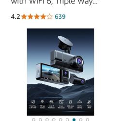 ICESKY - M4 2.5K 3-Channel WiFi Dash Cam