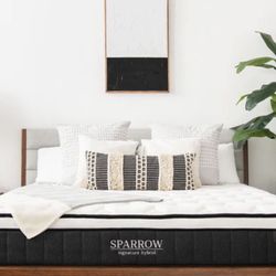 🛌 Nest Bedding Sparrow Signature Hybrid Mattress — King (Split Firm/Plush)