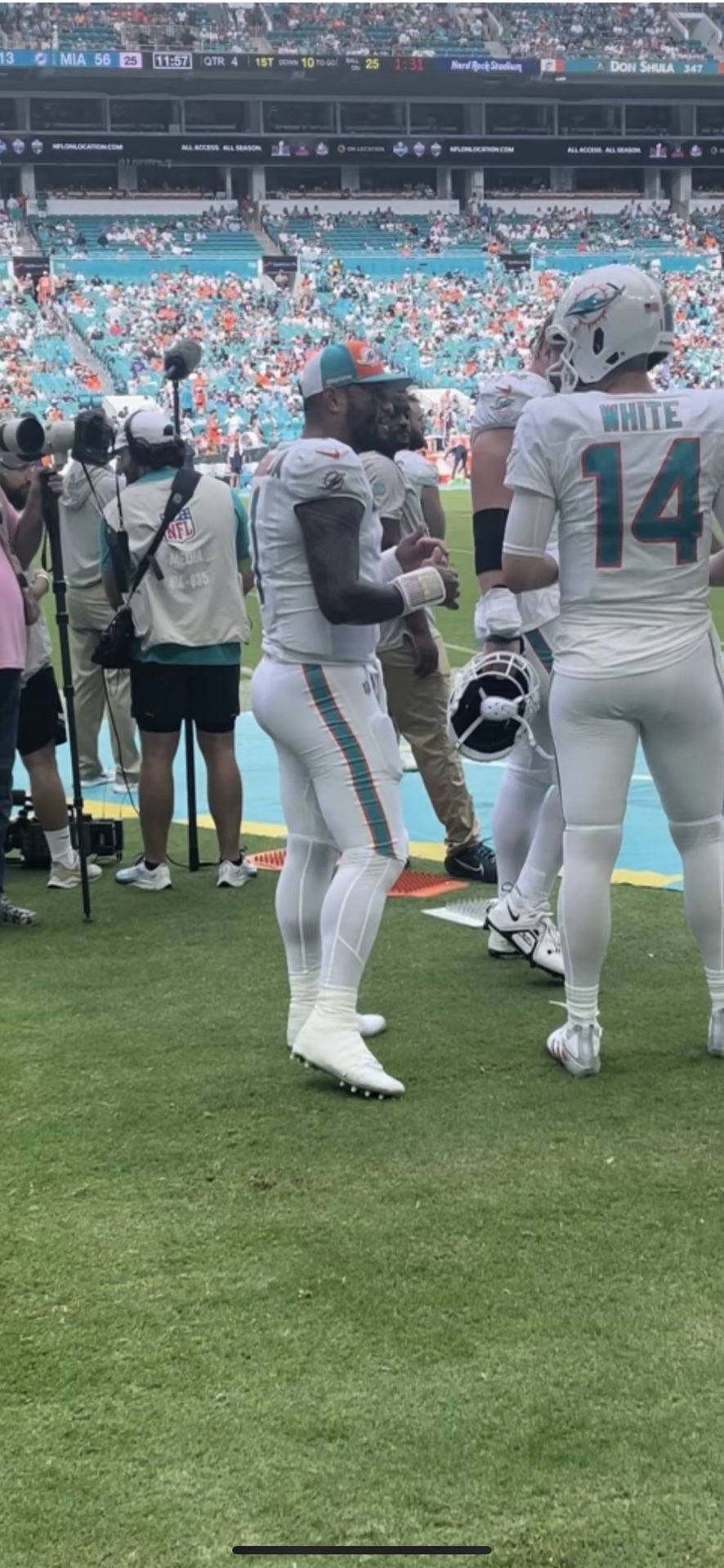 Miami Dolphins Vs Commanders On Field Access Passes 8/17
