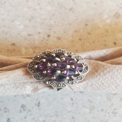 Silver Ring Plus Stones ( Ameyest )