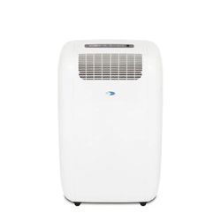 CoolSize 10,000 BTU Portable Air Conditioner Cools 300 Sq. Ft. with Dehumidifier in White