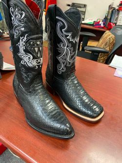 Nuevas botas vaqueras de piel original para hombre