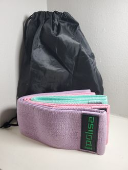 🍑Set of Three Non-Slip Hip Band( L, M, H) Women,Booty Bands for Legs and Butt n Thigh 