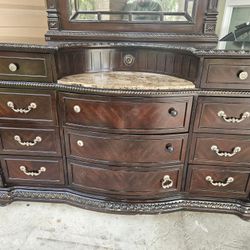 Dark Wood Dresser