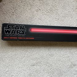 Star Wars Red FX Lightsaber Asajj Ventress Disney Collectible 