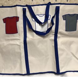 Laundry Bag with Handles (3 sections)(2 available)