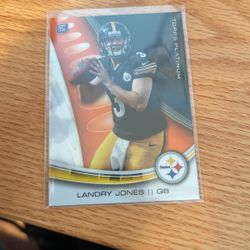 2013 Topps Platinum Landry Jones Rookie Card 131